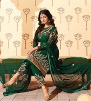 Ayesha Takia Embroidered Work Pant Style Straight Salwar Suit (DGAN01)